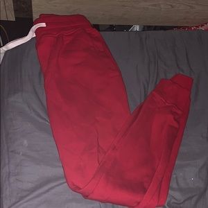 Red Joggers